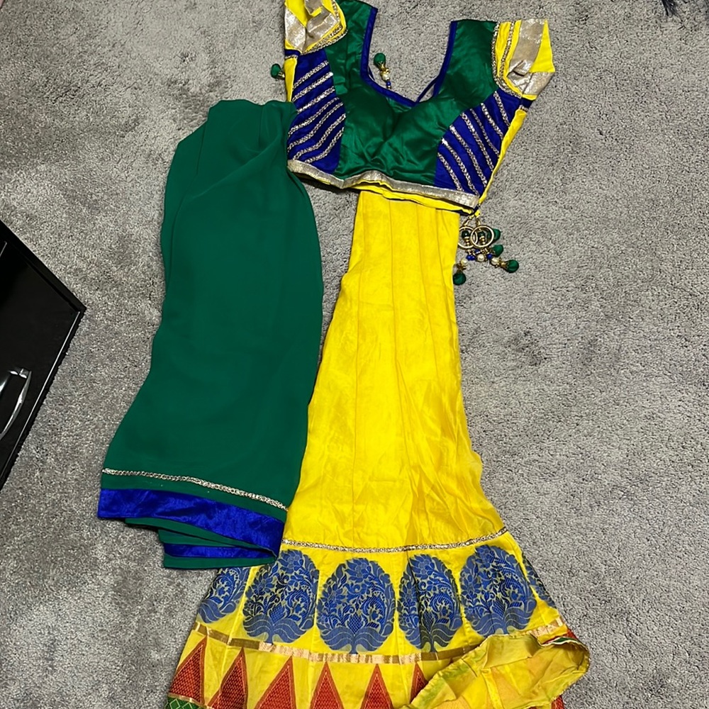 Yellow Chniya Choli